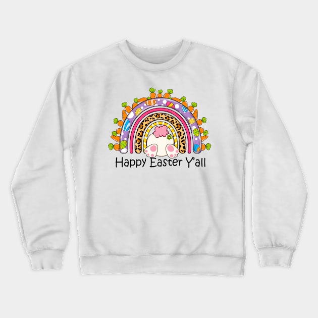 Happy Easter Y'all design Crewneck Sweatshirt by Jenuinely Designed 4 U